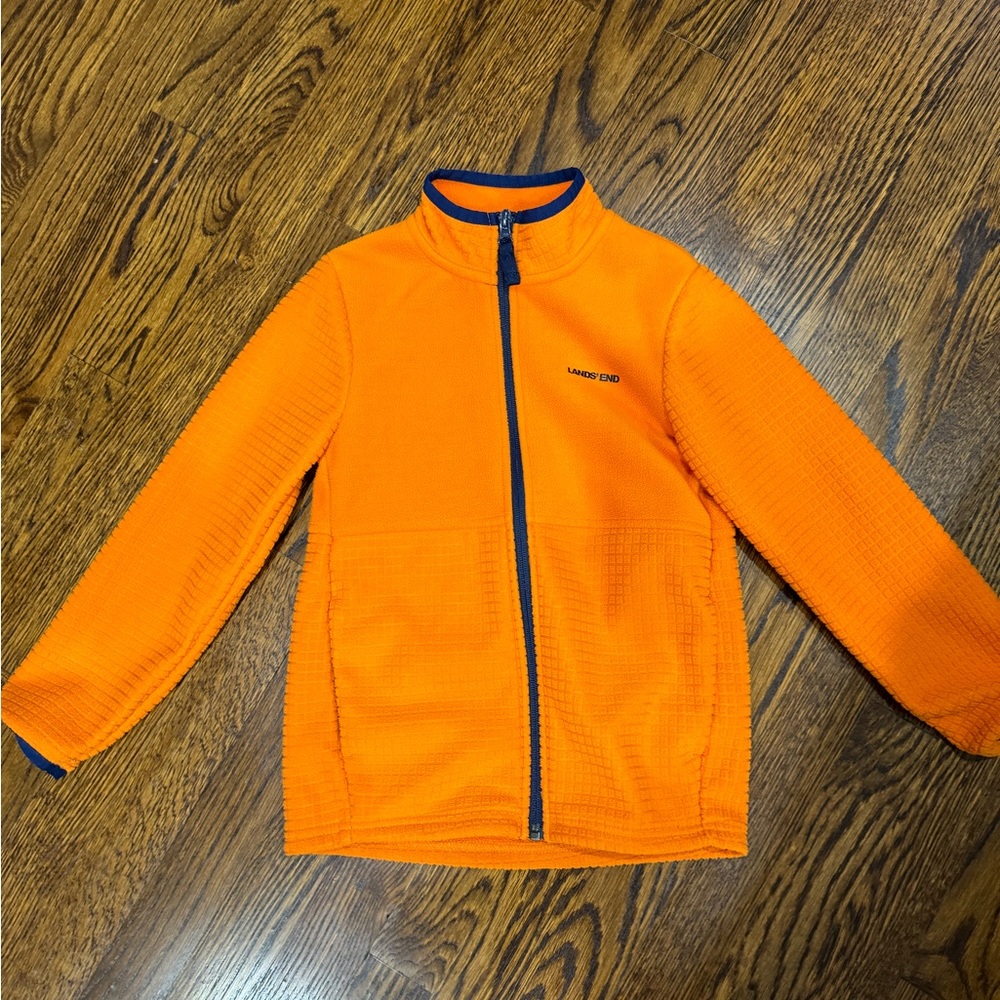 Lands End Boys Zip up Fleece jacket